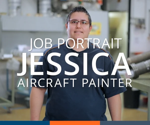Miniature Job Portrait - Jessica (Aircraft Painter)